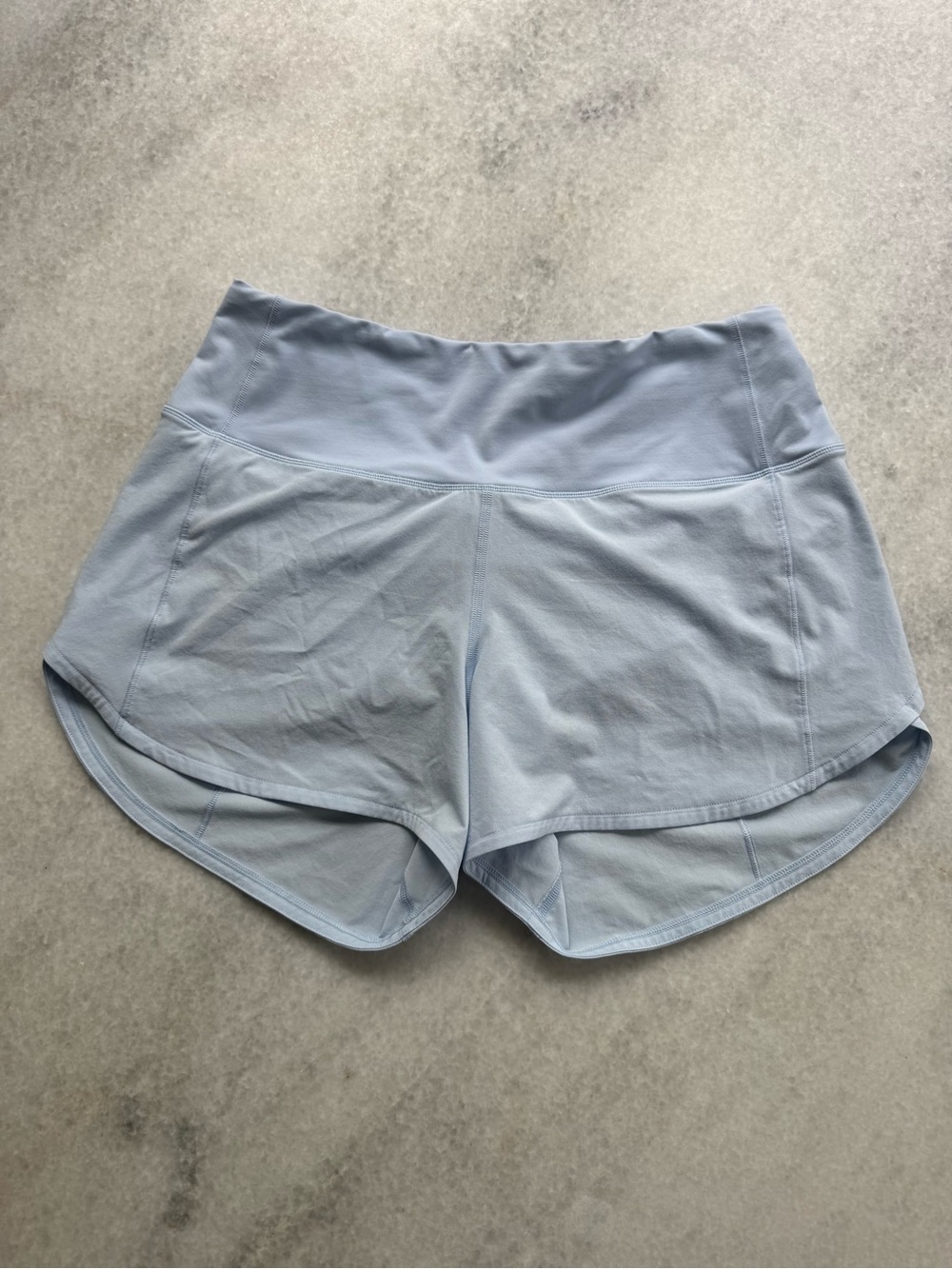 lululemon athletica Speed Up High-Rise Short 4’’ in Blue Linen